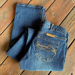 27x37 Western Dark Edge CT Jeans